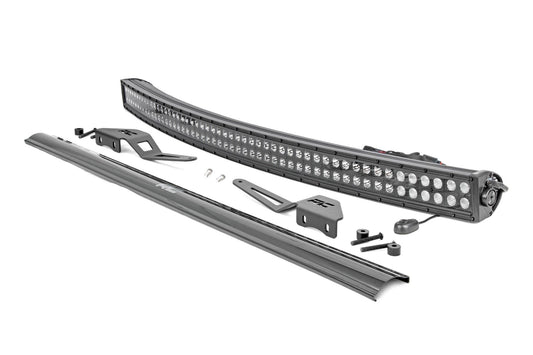 Rough Country LED Light Kit | 50 Inch Curved | Dual Row Black | Toyota FJ Cruiser (07-14)