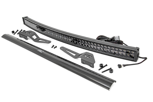 Rough Country LED Light Kit | 50 Inch Curved | Dual Row DRL | Black Series | Toyota FJ Cruiser (07-14)