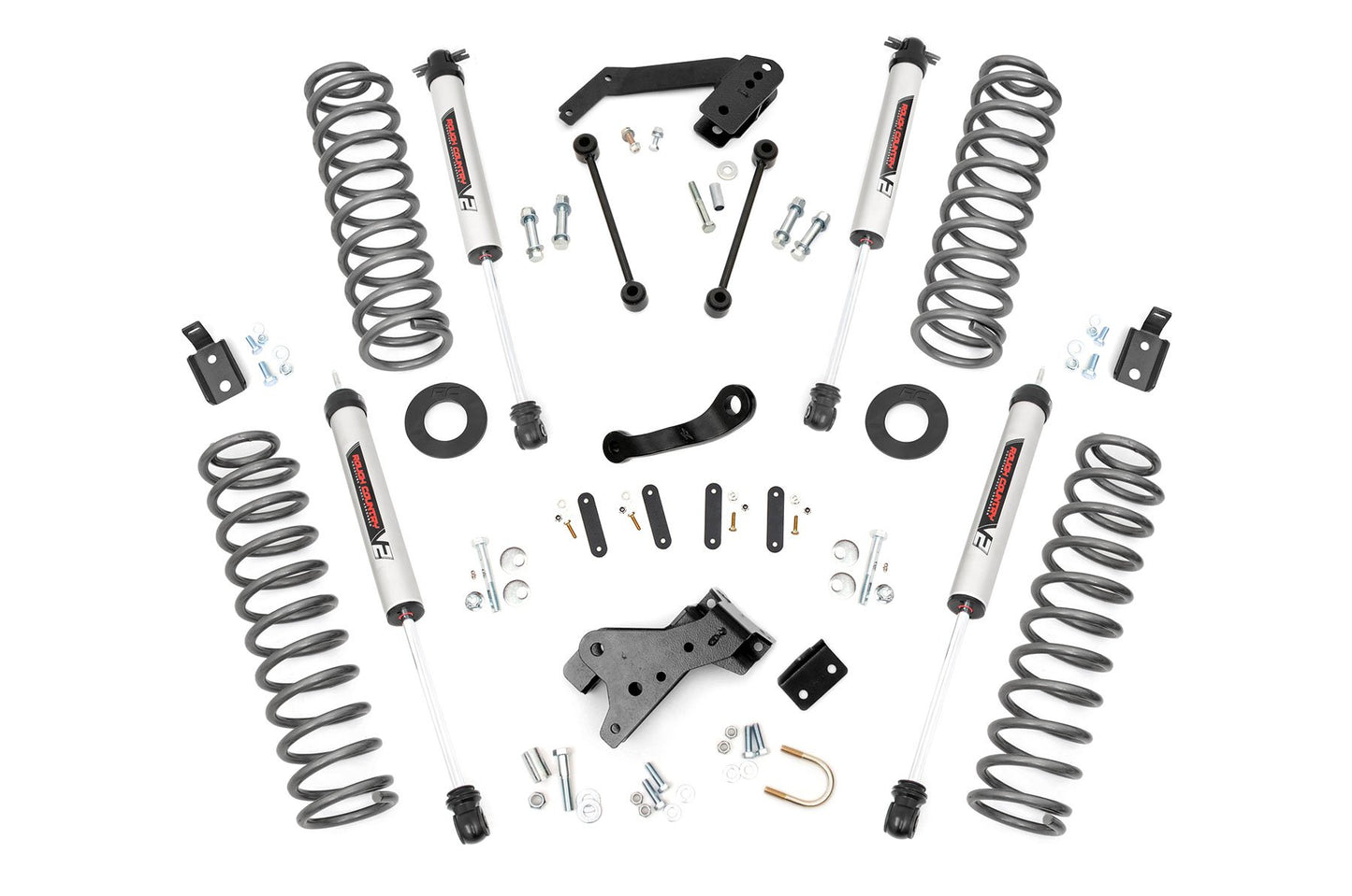 Rough Country 4 Inch Lift Kit | V2 | Jeep Wrangler JK 4WD (2007-2018)