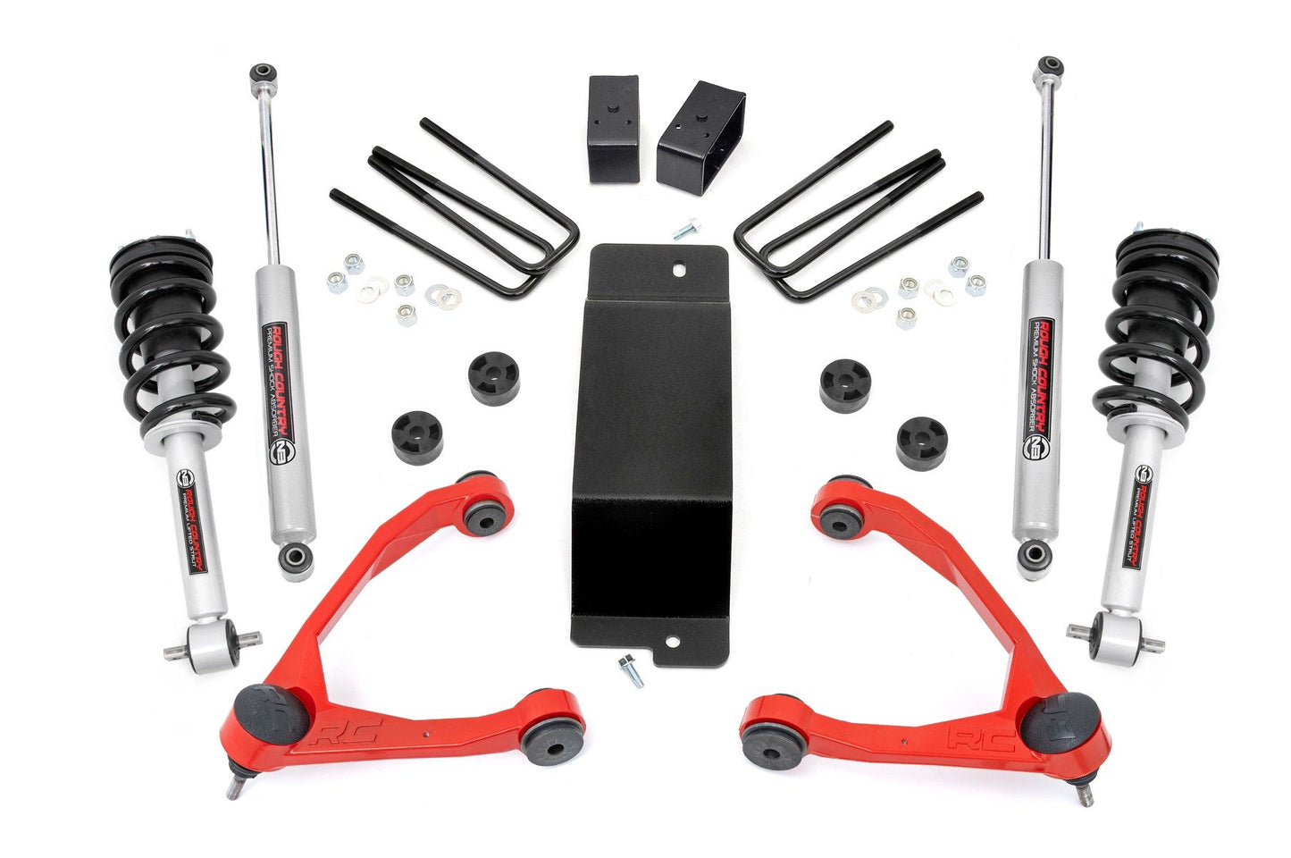 Rough Country 3.5 Inch Lift Kit | UCA | N3 Struts | Chevy/GMC 1500 (07-13)