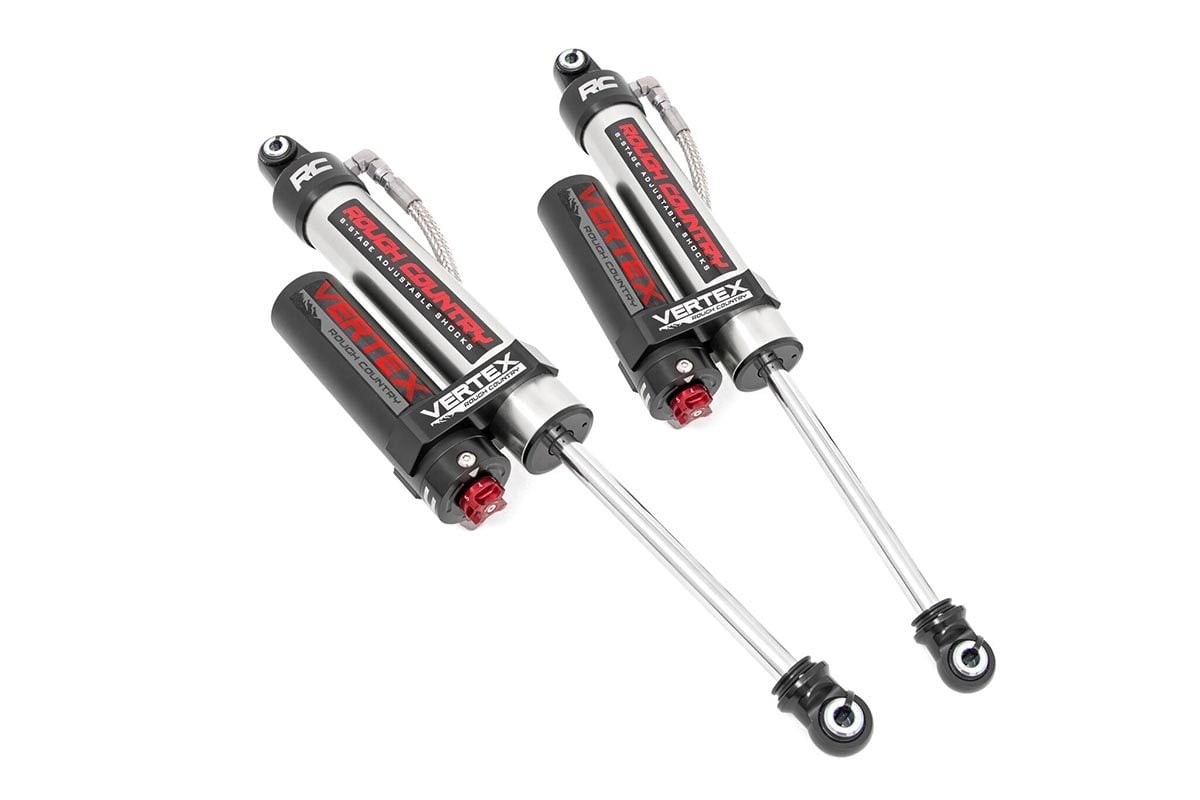 Rough Country Vertex 2.5 Adjustable Rear Shocks | 5-7.5" | Chevy/GMC 1500 (07-24)