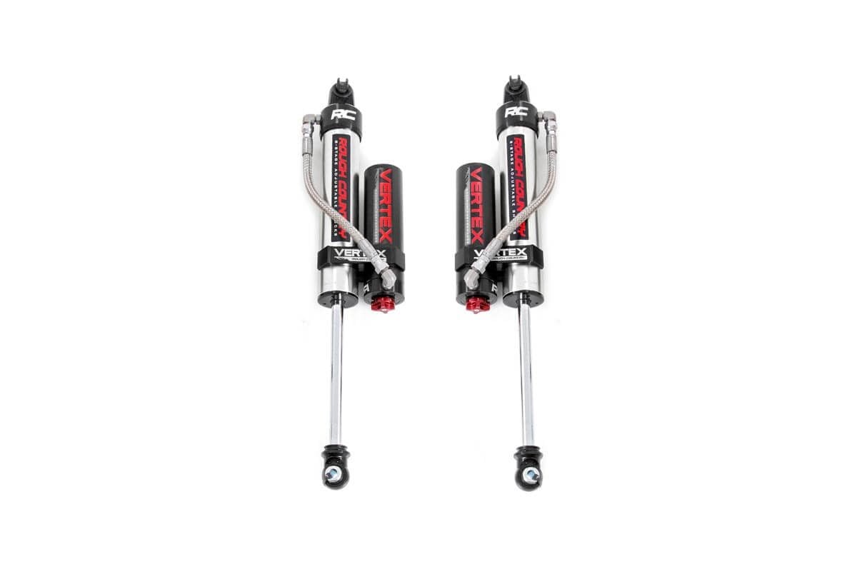 Rough Country Vertex 2.5 Adjustable Rear Shocks | 3-5" | Jeep Wrangler JK/Wrangler Unlimited (07-18)