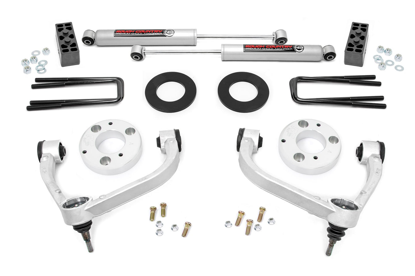 Rough Country 3 Inch Lift Kit | Ford F-150 4WD (2009-2013)