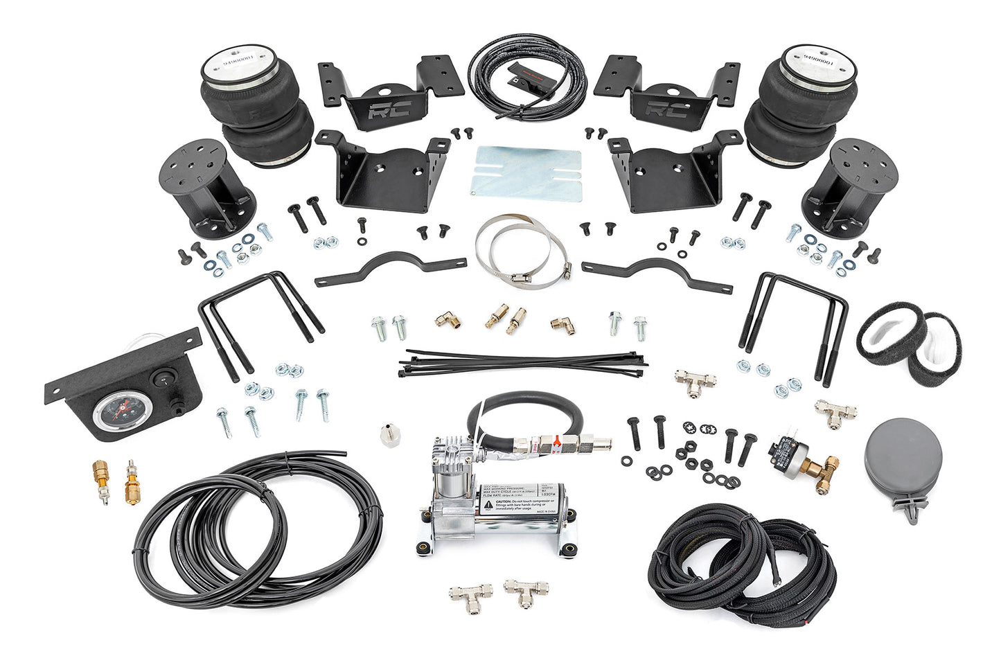 Rough Country Air Spring Kit 7.5 Inch Lift Kit | Chevy/GMC 2500HD/3500HD (11-19)