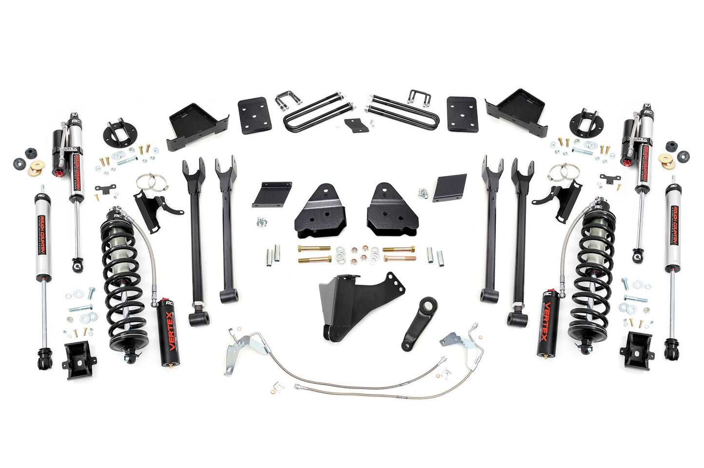 Rough Country 6 Inch Lift Kit | 4-Link | No OVLD | C/O Vertex | Ford F-250 Super Duty (11-14)