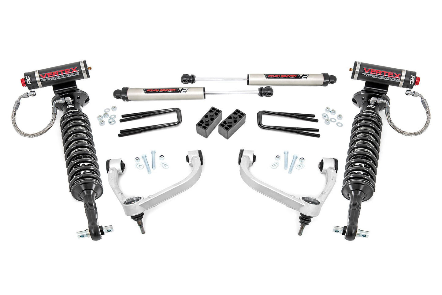 Rough Country 3 Inch Lift Kit | UCAs | Vertex/V2 | Ford F-150 4WD (2014-2020)