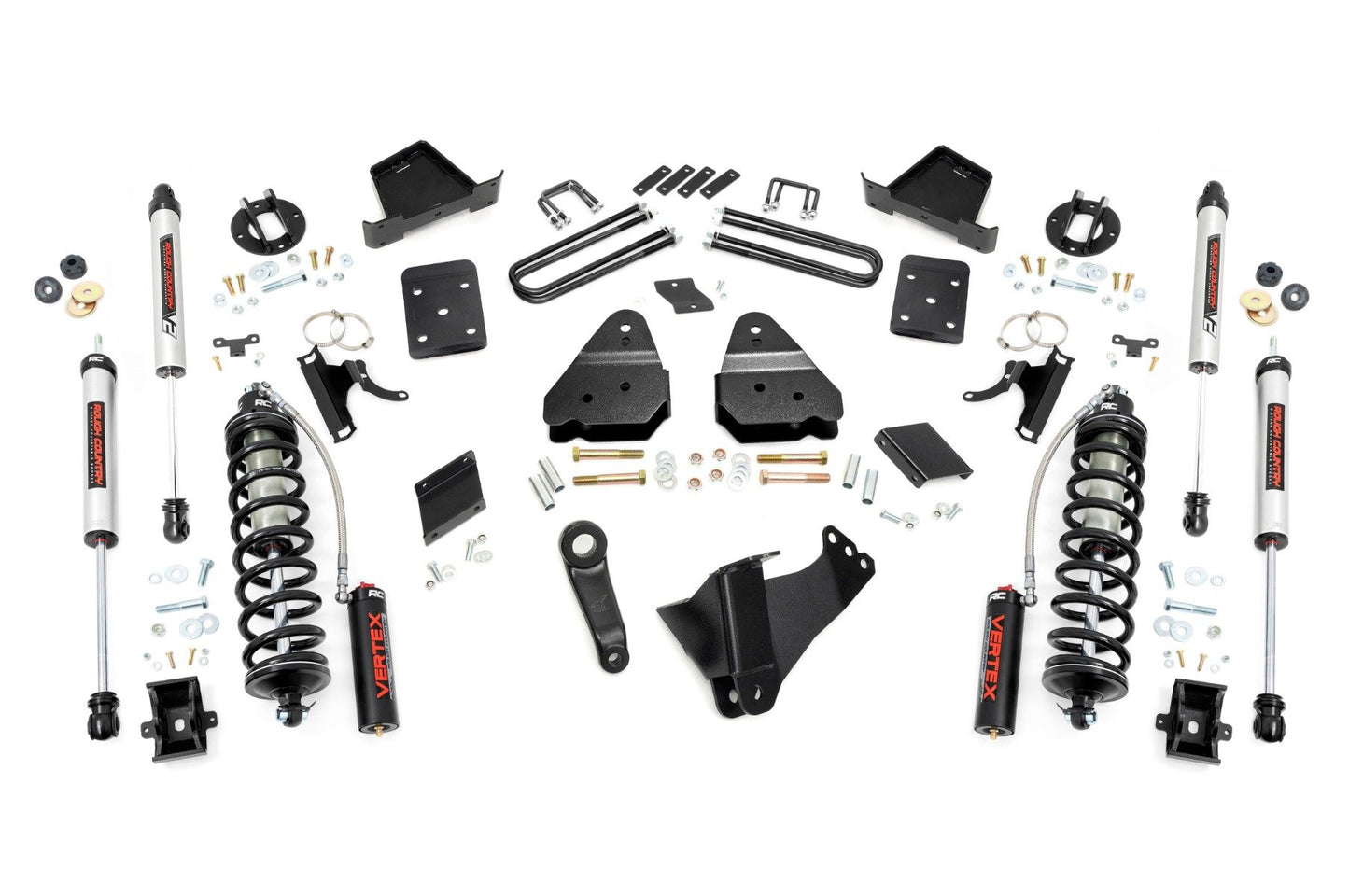 Rough Country 6 Inch Lift Kit | Gas | OVLD | C/O V2 | Ford F-250 Super Duty (15-16)