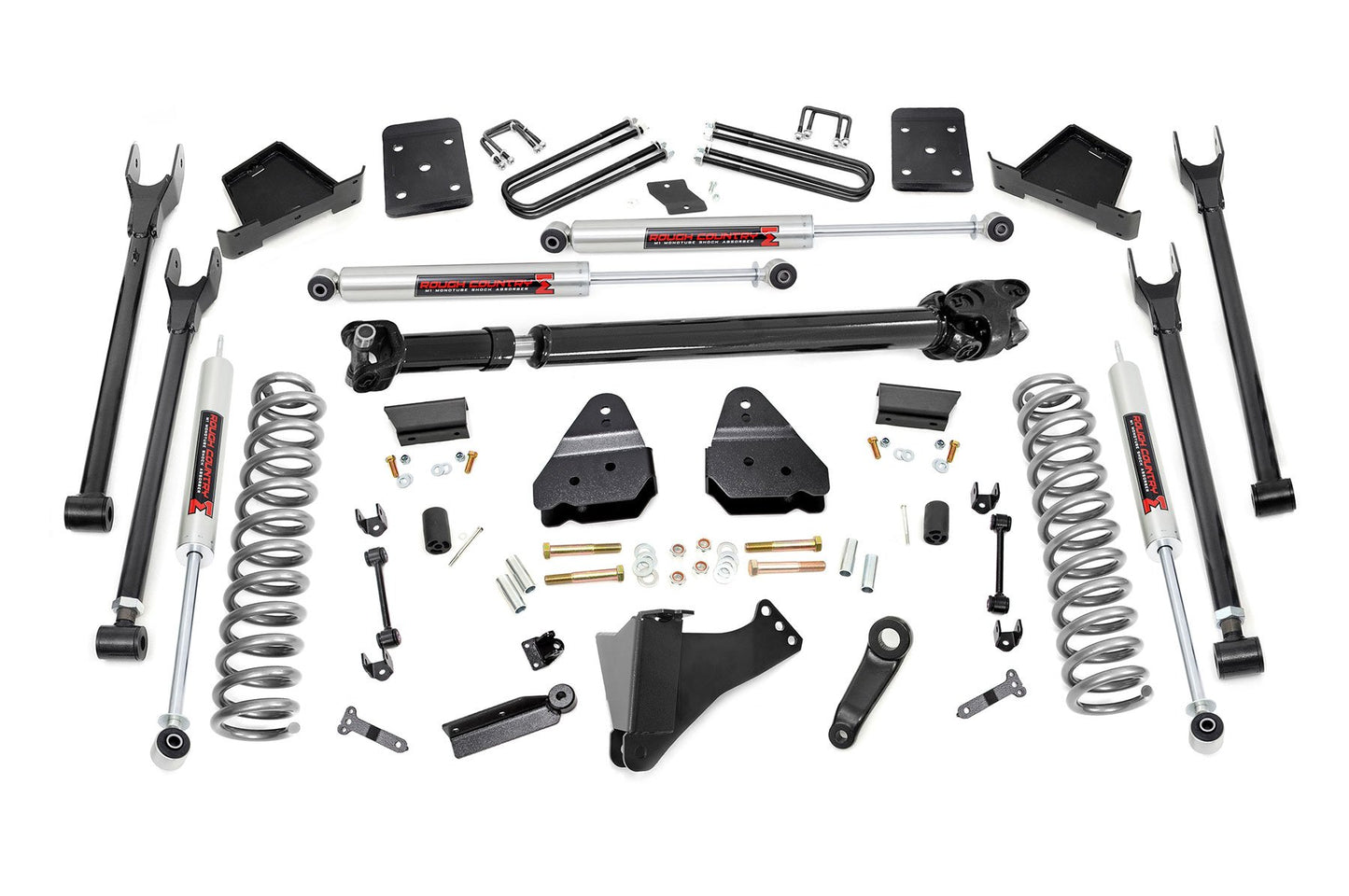 Rough Country 6 Inch Lift Kit | 4-Link | No OVLD | M1 | Ford F-250/F-350 Super Duty (17-22)