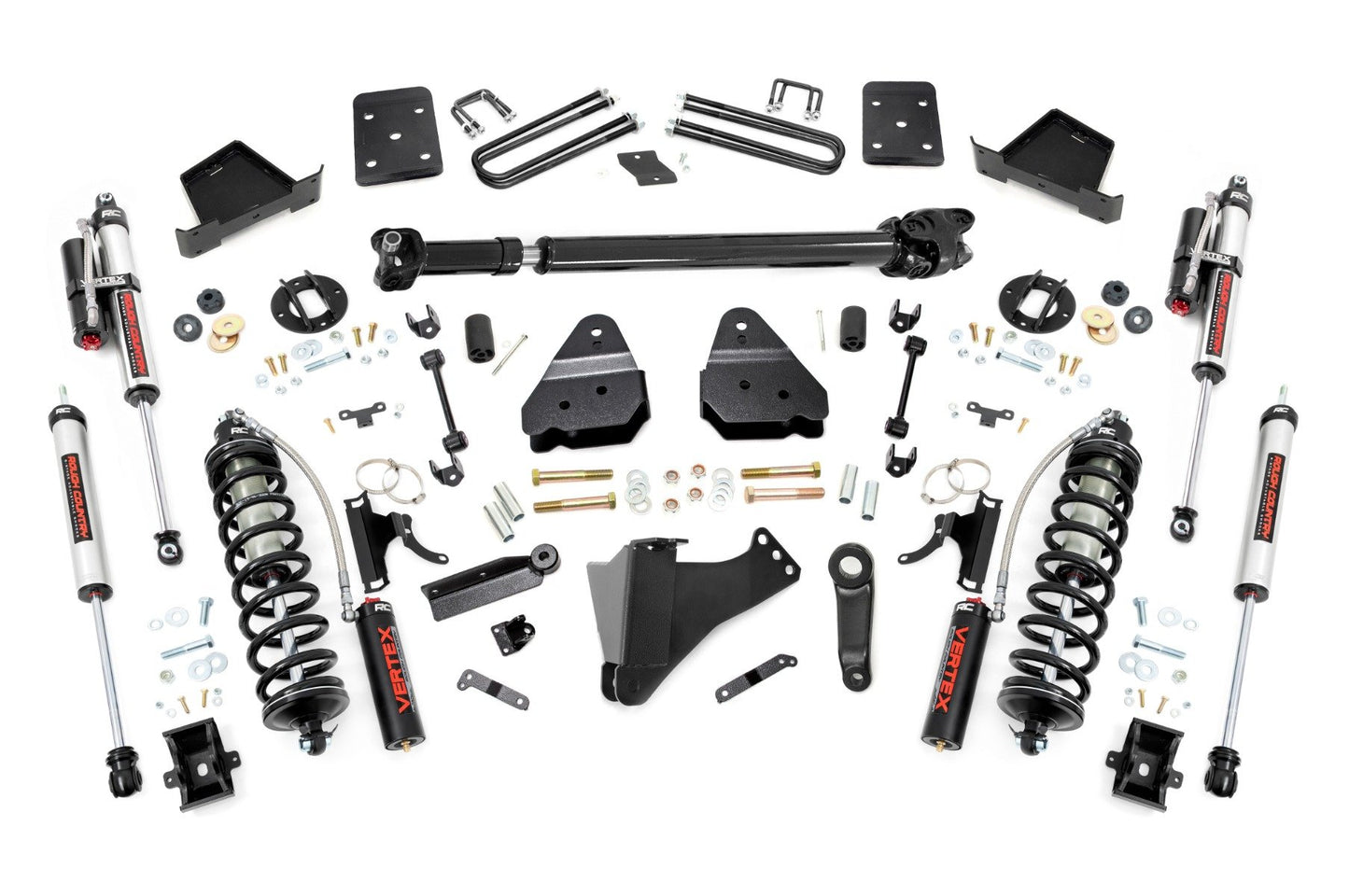 Rough Country 4.5 Inch Lift Kit | FR D/S | C/O Vertex | Ford F-250/F-350 Super Duty (17-22)