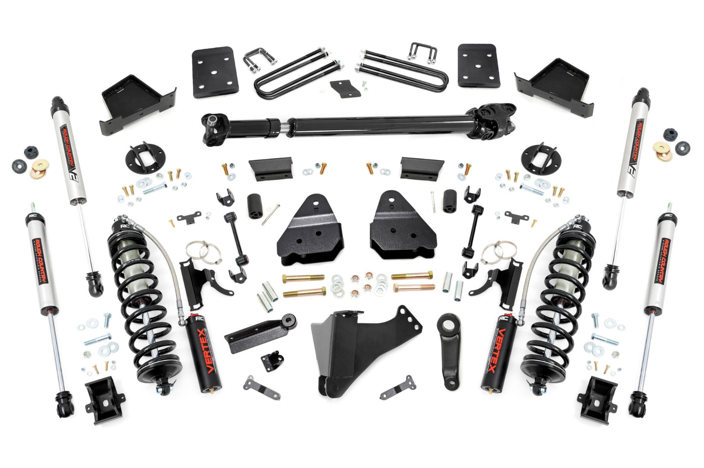 Rough Country 6 Inch Lift Kit | No OVLDS | D/S | C/O V2 | Ford F-250/F-350 Super Duty (17-22)