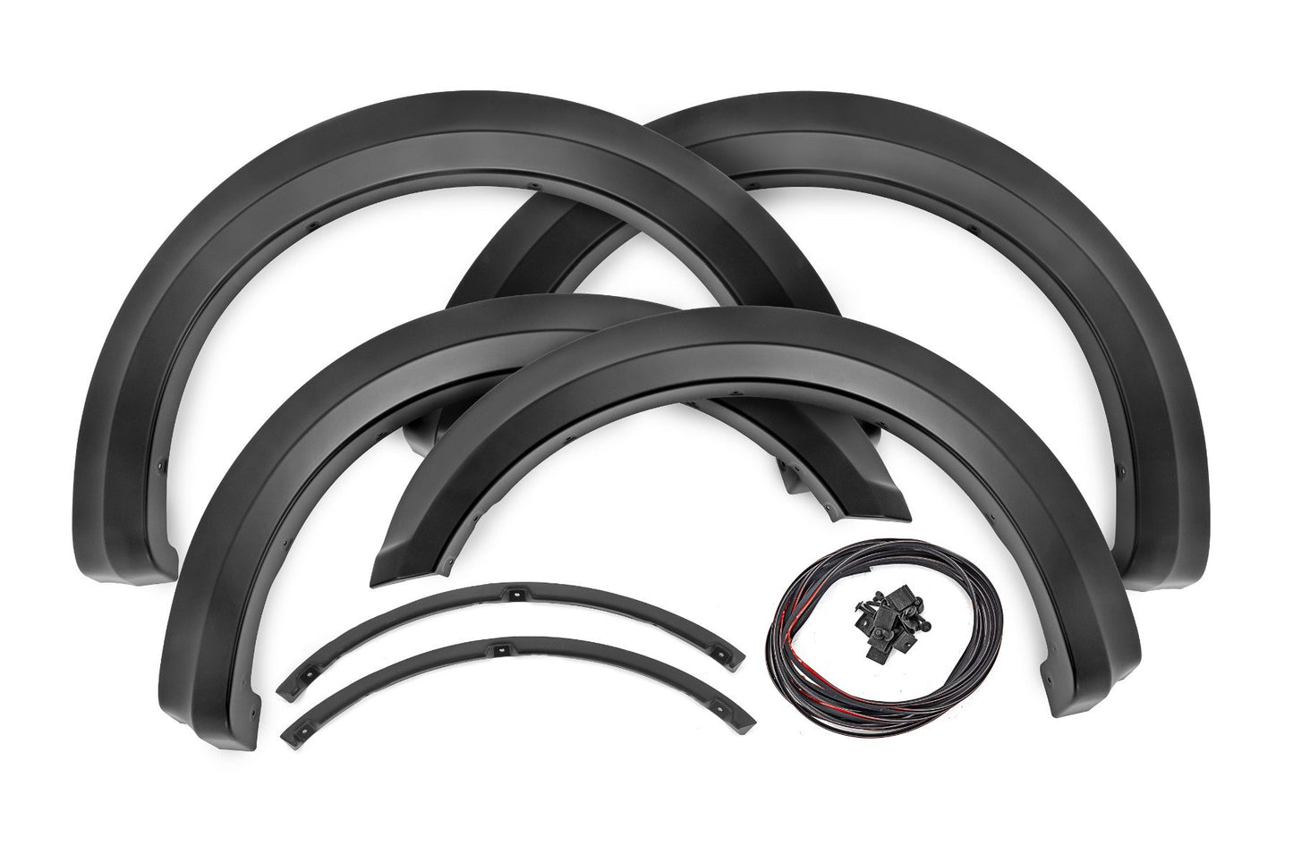 Rough Country Fender Flares | Sport | UM Agate Black | Ford F-150 2WD/4WD (2018-2020)