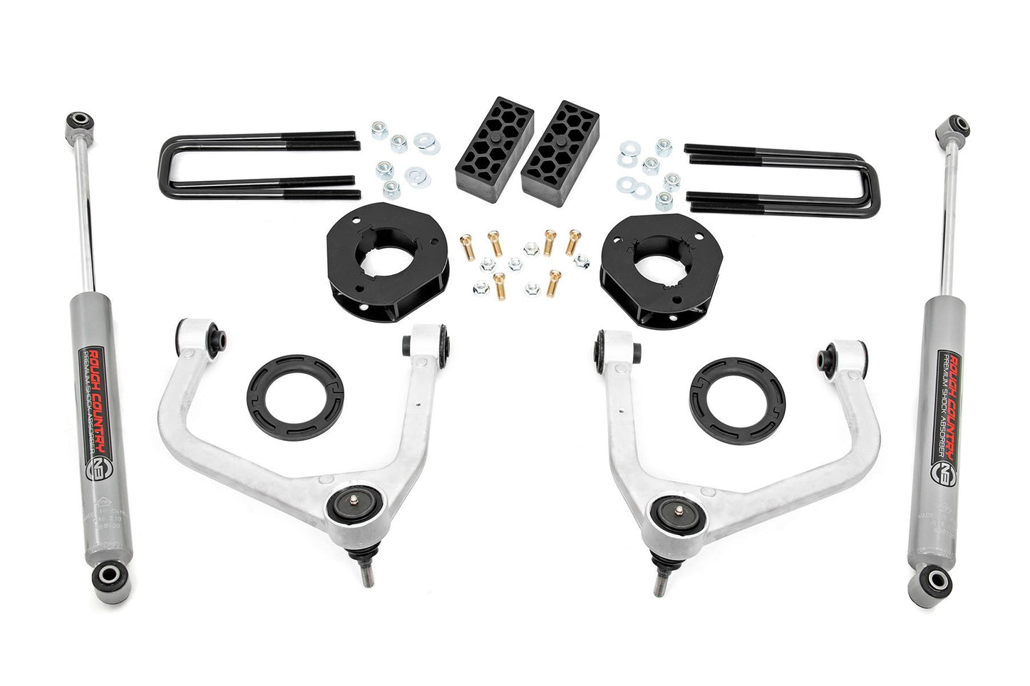 Rough Country 3.5 Inch Lift Kit | Chevy Silverado 1500 2WD/4WD (2019-2024)