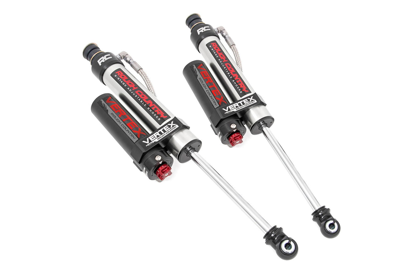 Rough Country Vertex 2.5 Adjustable Rear Shocks | 6-7.5" | Ram 1500 (19-24)