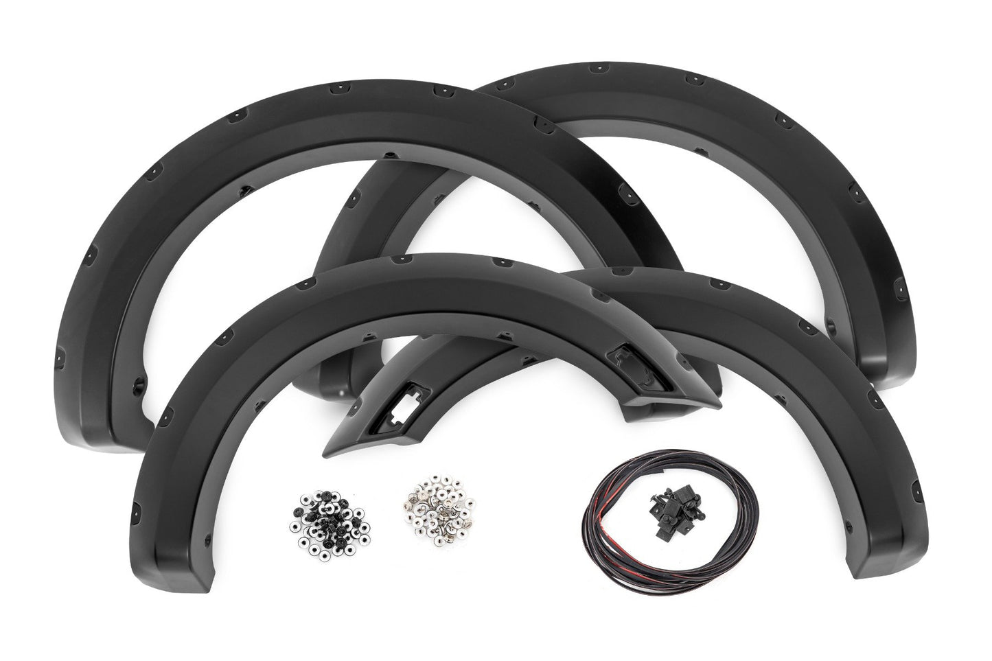 Rough Country Pocket Fender Flares | JS Iconic Silver | Ford Ranger 2WD/4WD (2019-2024)