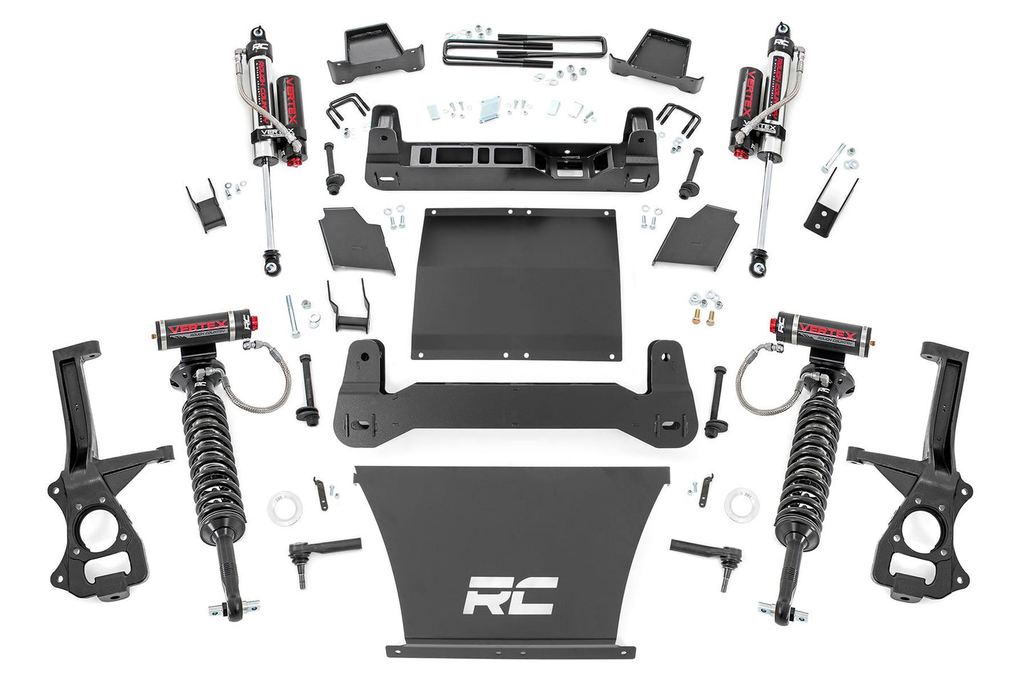 Rough Country 4 Inch Lift Kit | AT4/Trailboss | Vertex | Chevy/GMC 1500 (19-24)