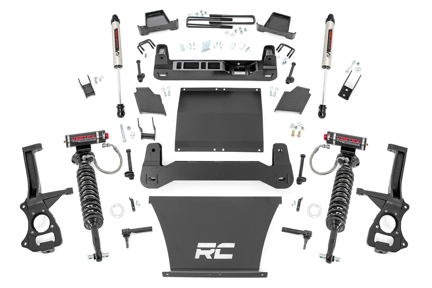 Rough Country 4 Inch Lift Kit | AT4/Trailboss | Vertex/V2 | Chevy/GMC 1500 (19-24)