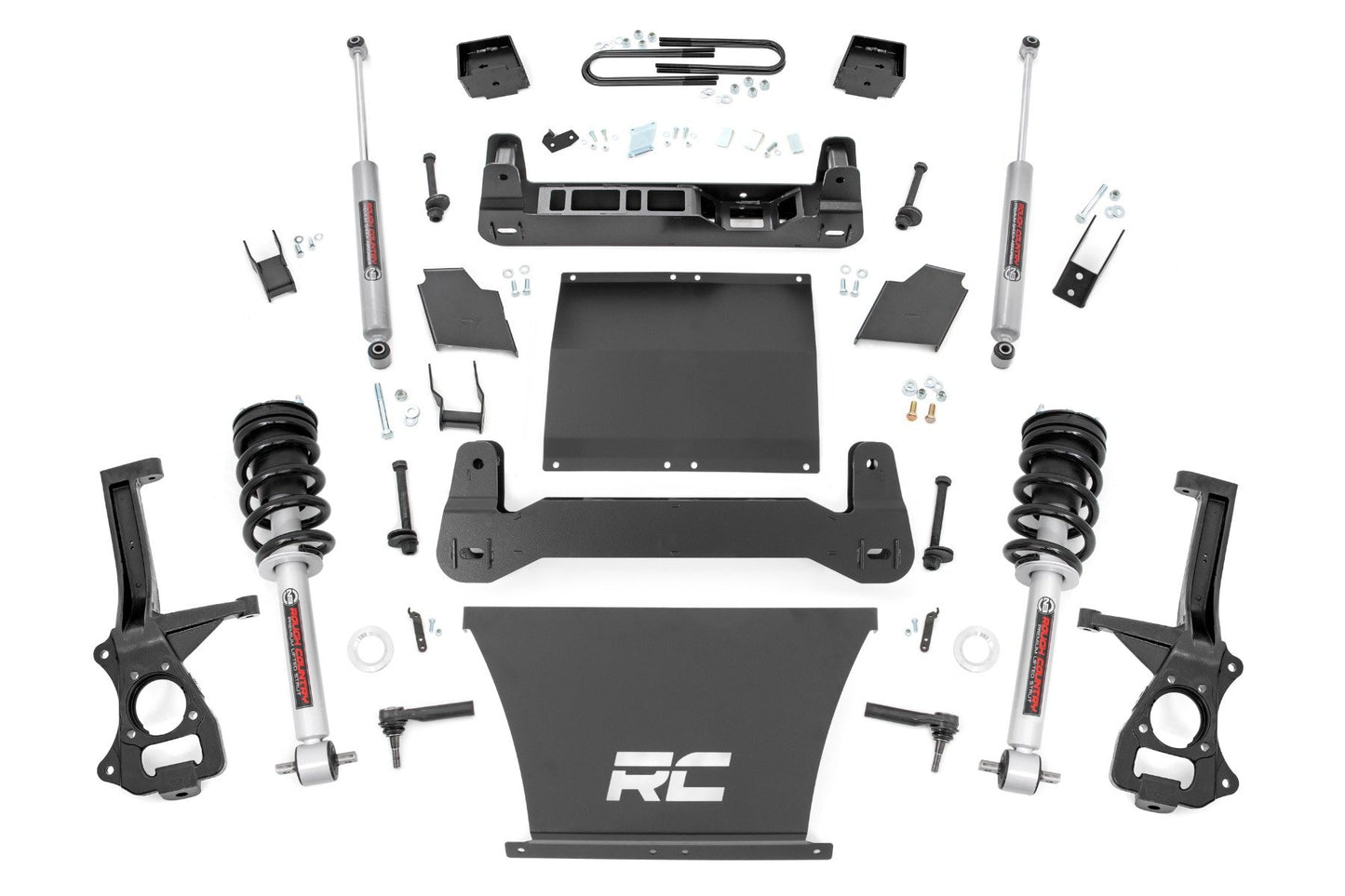 Rough Country 6 Inch Lift Kit |Mono Leaf Rear | N3 Struts | GMC Sierra 1500 2WD/4WD (19-24)
