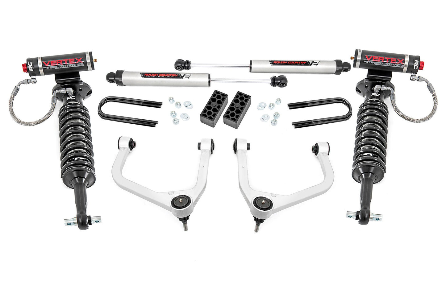 Rough Country 3.5 Inch Lift Kit | Vertex/V2 | Rear Mono Leaf | Chevy Silverado 1500 (22-24)