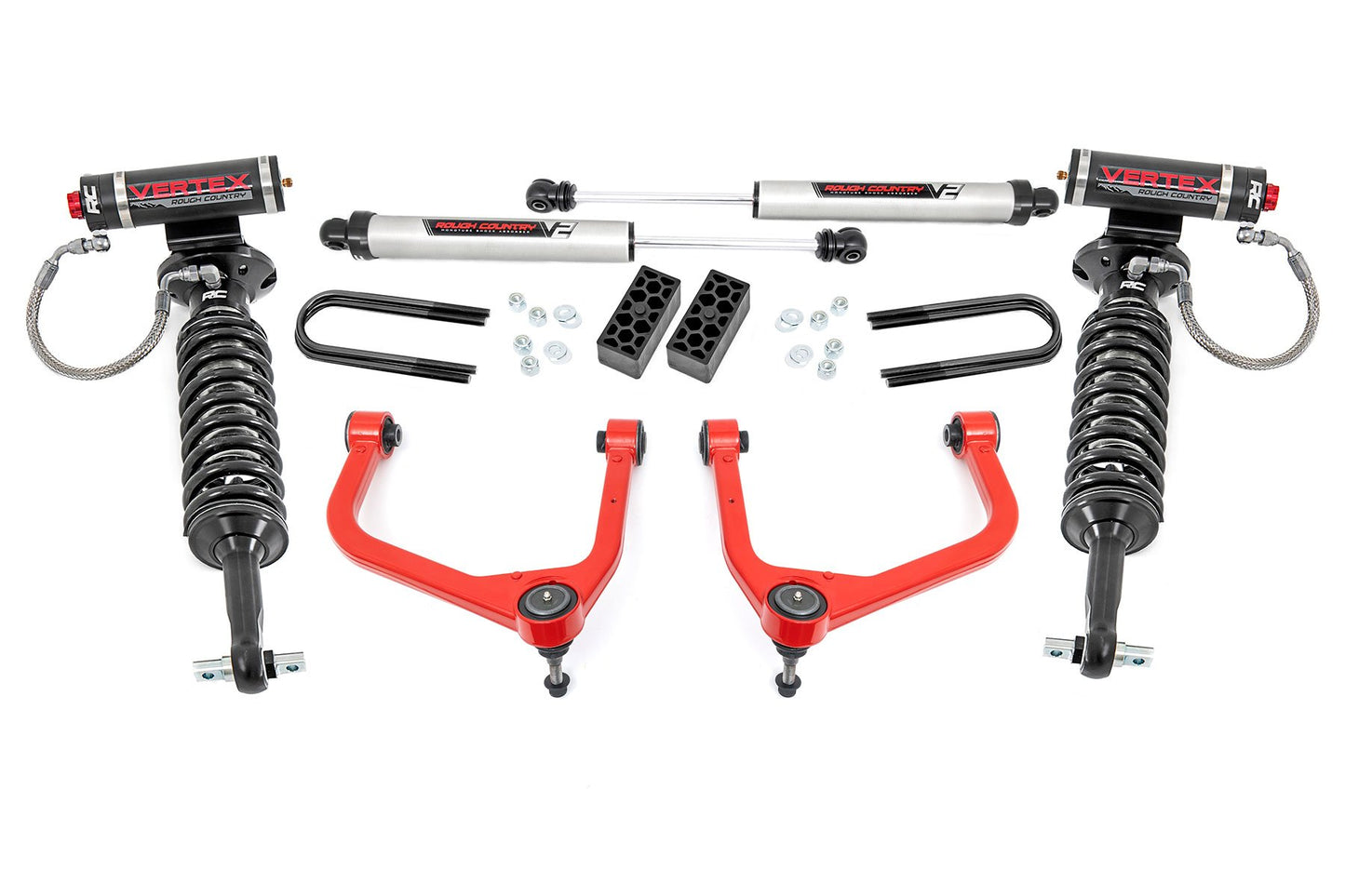 Rough Country 3.5 Inch Lift Kit | Vertex/V2 | Rear Mono Leaf | Chevy Silverado 1500 (22-24)