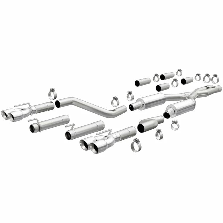 MagnaFlow 2017+ Dodge Challenger 409 SS Polished 3in Quad Tips Cat-Back Exhaust (19367)