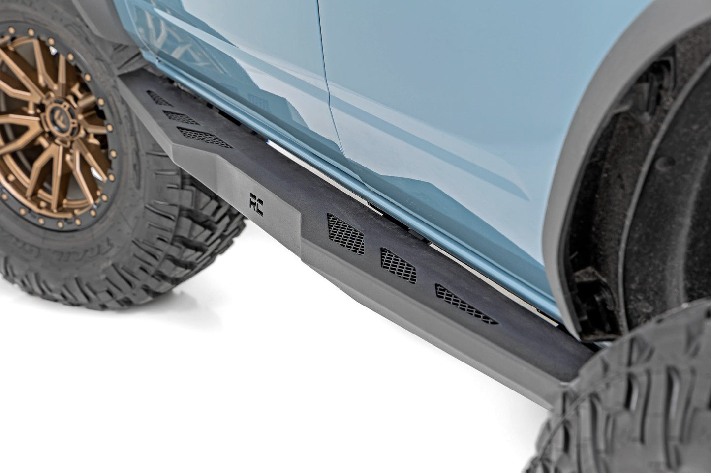 Rough Country Rock Sliders | Heavy Duty | 4-Door | Ford Bronco 4WD (2021-2024)