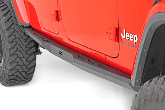 Rough Country Rock sliders | Heavy Duty | Jeep Gladiator JT 4WD (2020-2024)