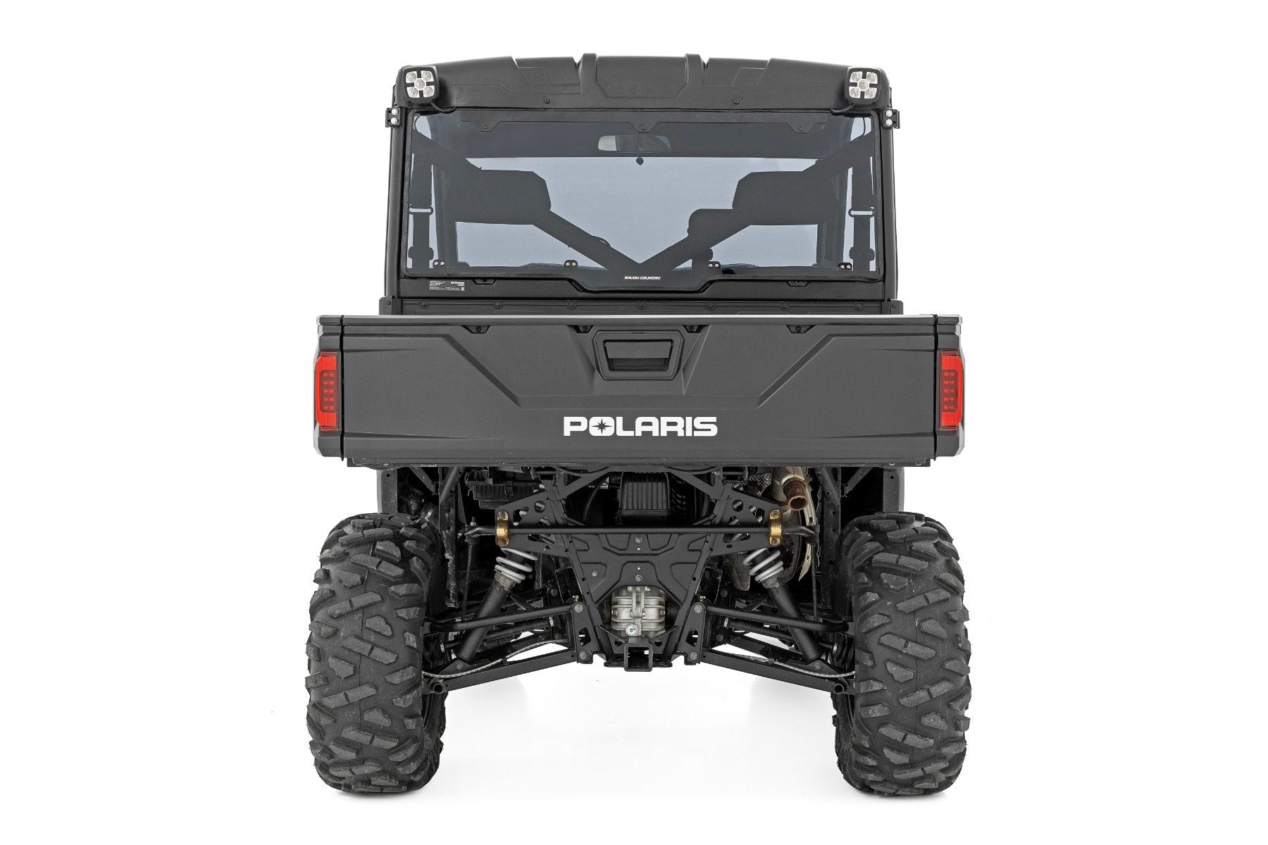 Rough Country Tinted Rear Panel | Scratch Resistant | Polaris Ranger XP 1000