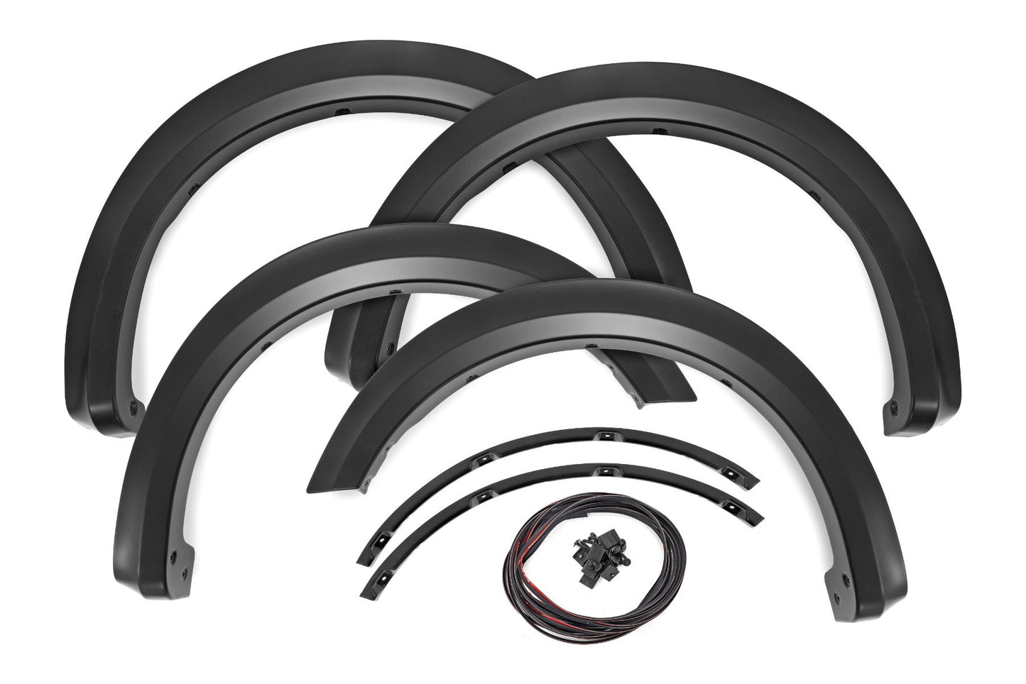 Rough Country Fender Flares | Sport | UM Agate Black | Ford F-150 2WD/4WD (2021-2023)
