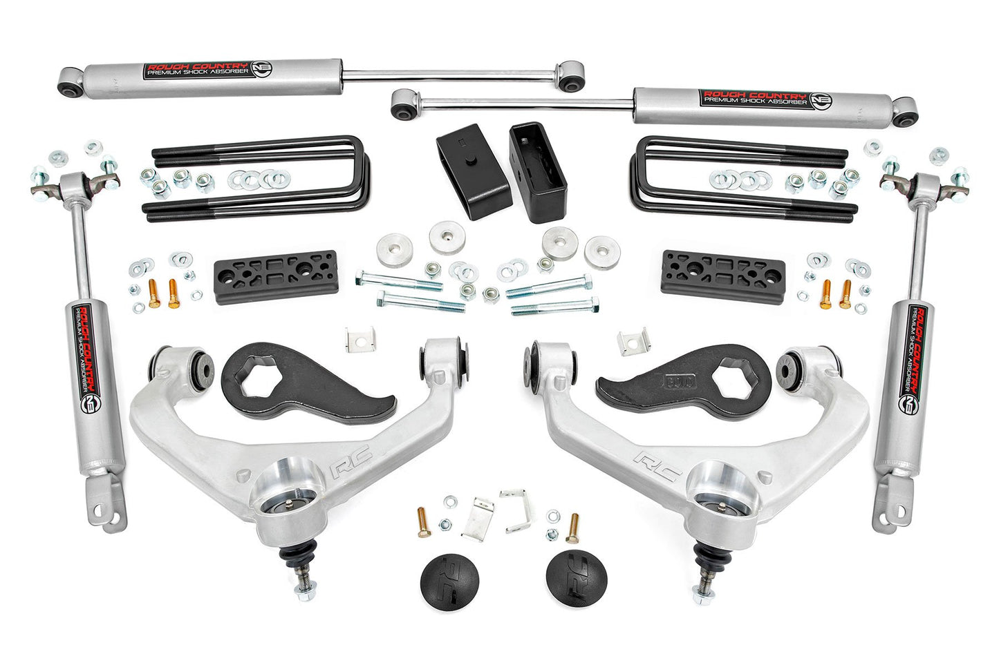 Rough Country 3 Inch Lift Kit | Chevy/GMC Sierra 3500 HD/Silverado 3500 HD 2WD/4WD (20-24)