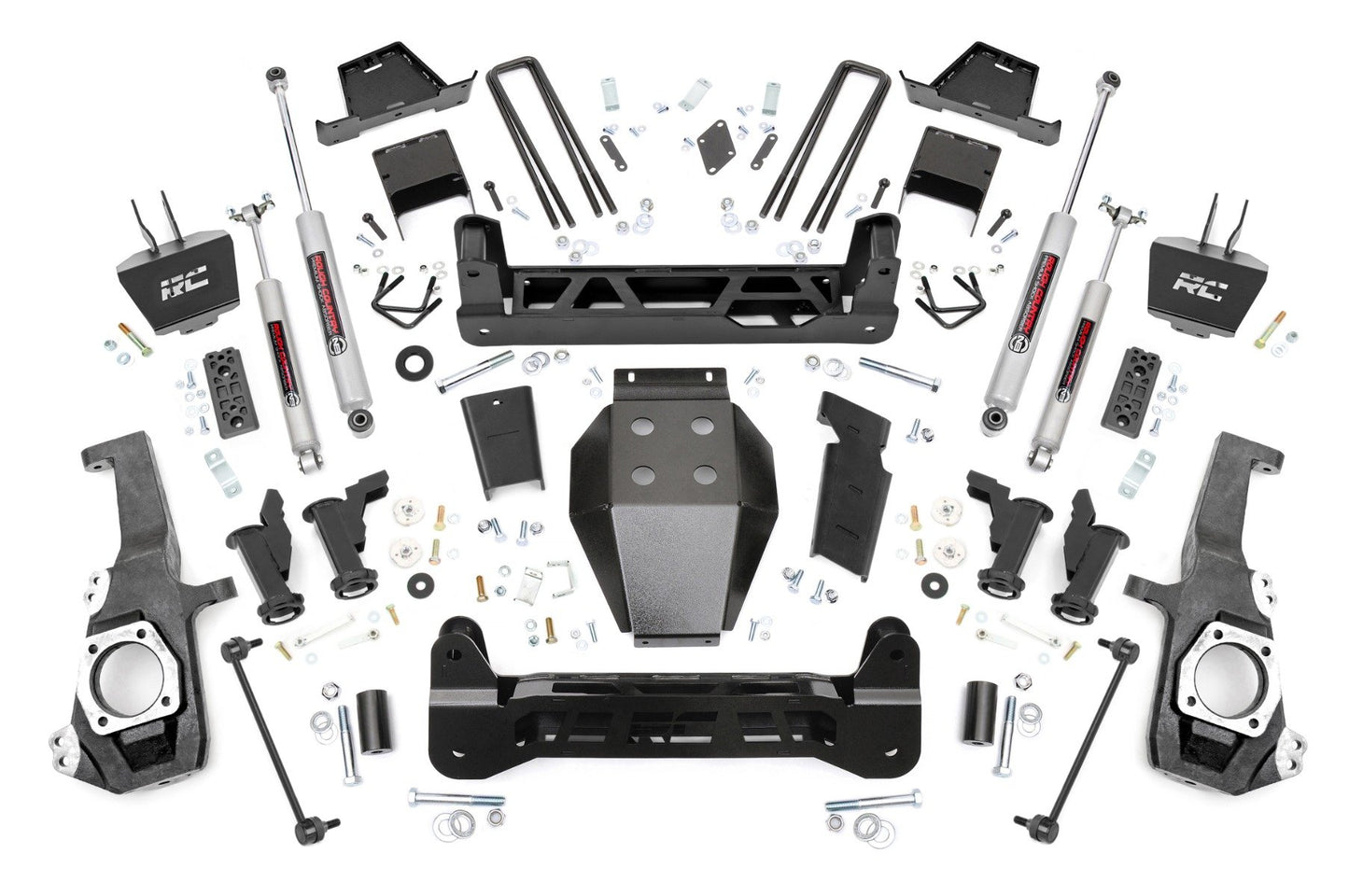 Rough Country 7 Inch Lift Kit | Torsion Drop | Chevy/GMC 2500HD (20-23)