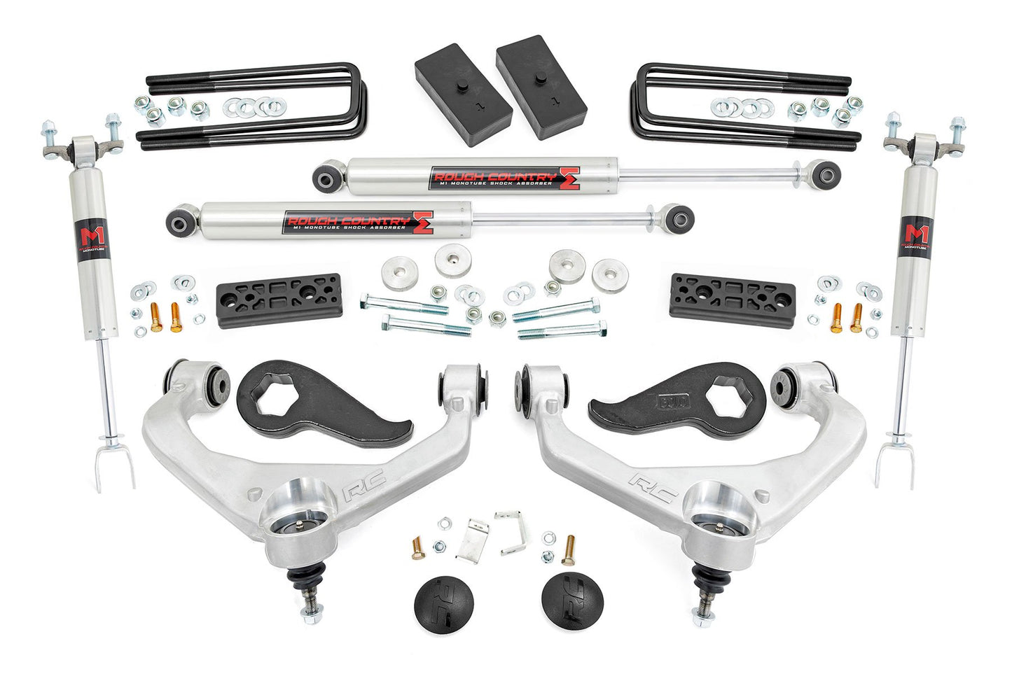 Rough Country 3 Inch Lift Kit | UCAs | M1 | Chevy/GMC 2500HD (20-24)