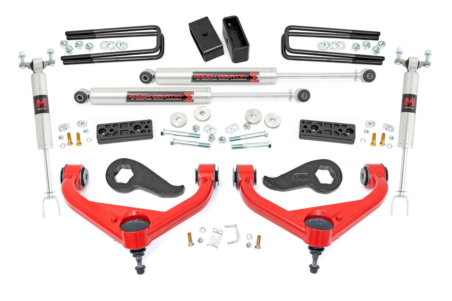 Rough Country 3 Inch Lift Kit | UCAs | M1 | Chevy/GMC Sierra 3500 HD/Silverado 3500 HD (20-24)