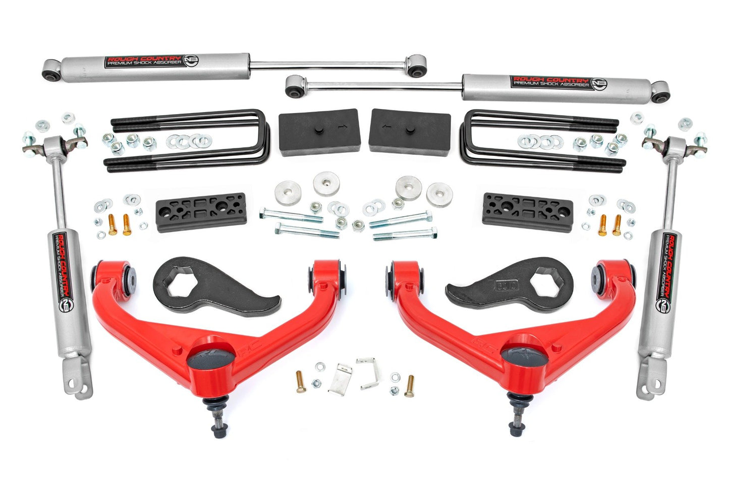Rough Country 3 Inch Lift Kit | Chevy Silverado & GMC Sierra 2500HD 2WD/4WD (2020-2024)