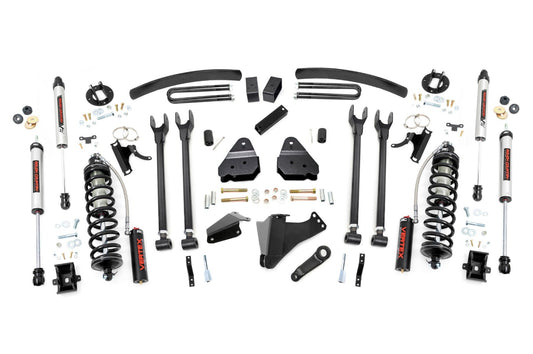 Rough Country 6 Inch Lift Kit  |  Diesel  |  4 Link  |  OVLDS  |  C/O V2 | Ford F-250/F-350 Super Duty (05-07)