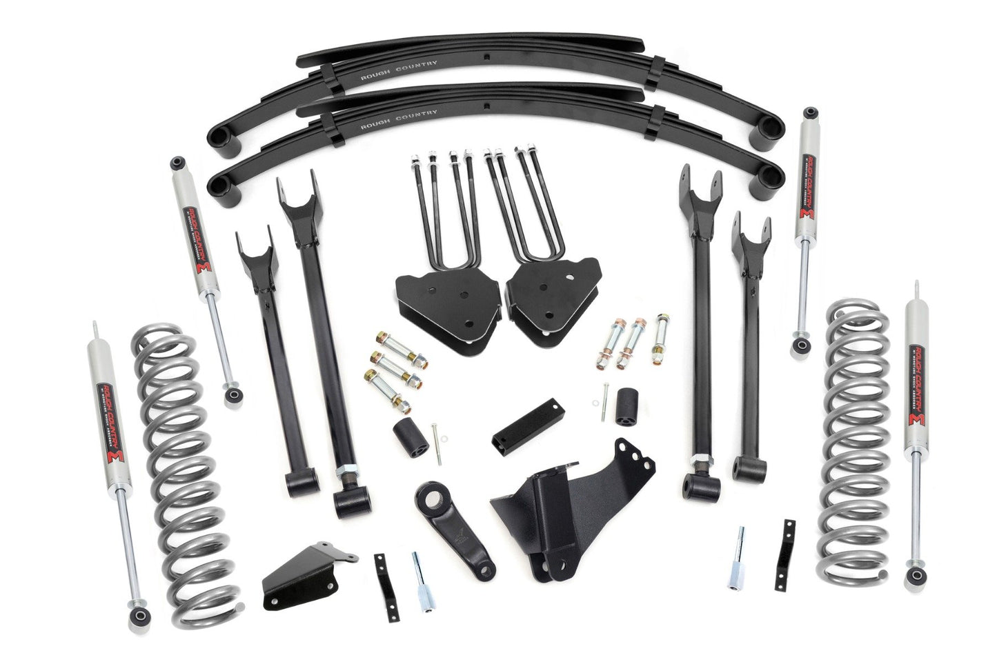 Rough Country 6 Inch Lift Kit | Gas | 4 Link | M1 | Ford F-250/F-350 Super Duty 4WD (05-07)
