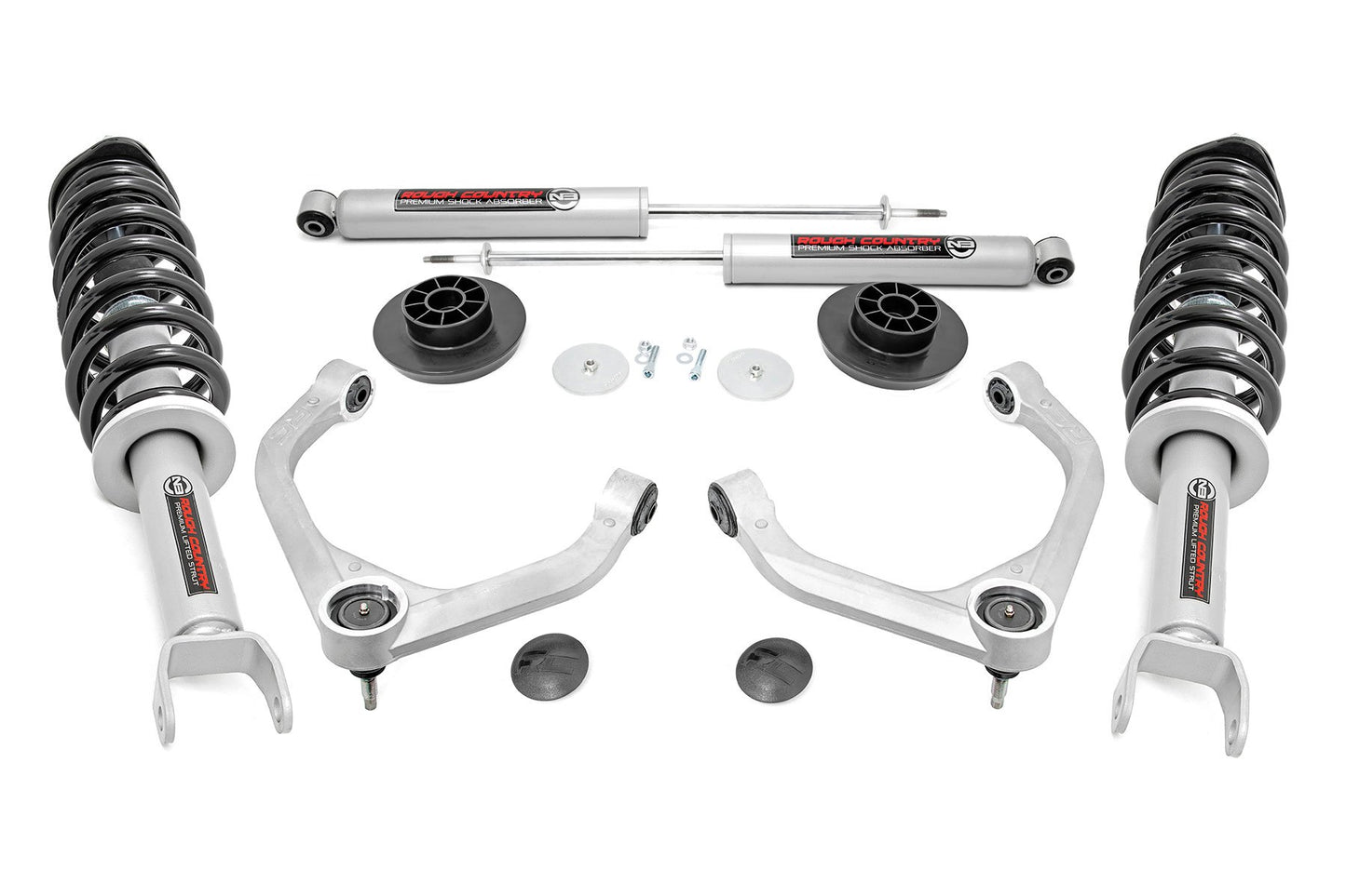 Rough Country 3.5 Inch Lift Kit | N3 Struts | Ram 1500 2WD/4WD (2019-2024)