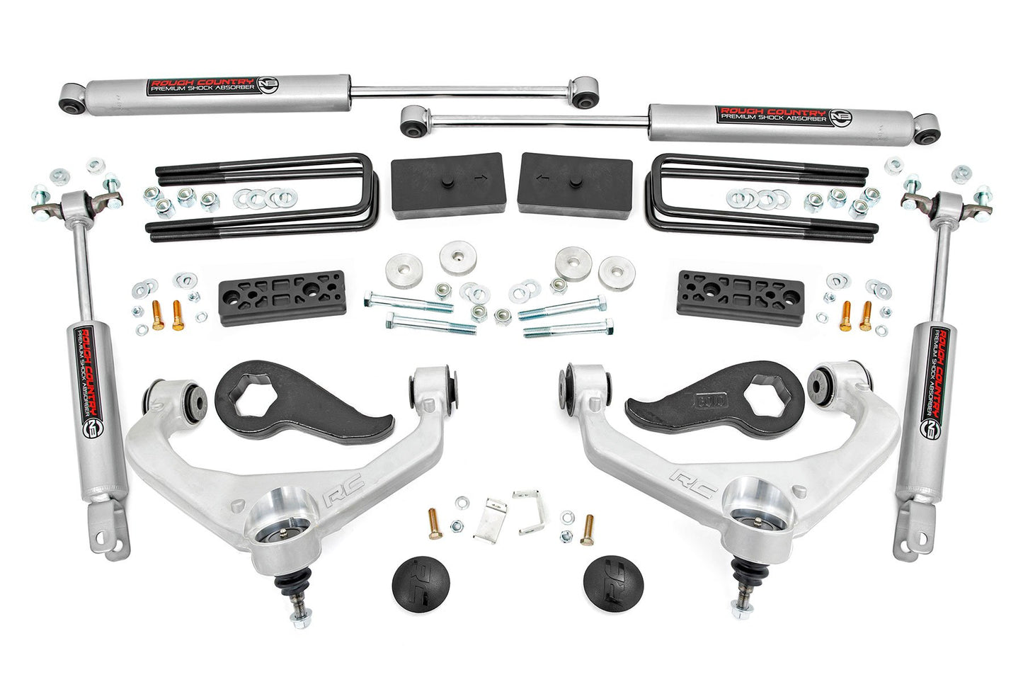 Rough Country 3 Inch Lift Kit | Chevy Silverado & GMC Sierra 2500HD 2WD/4WD (2020-2024)