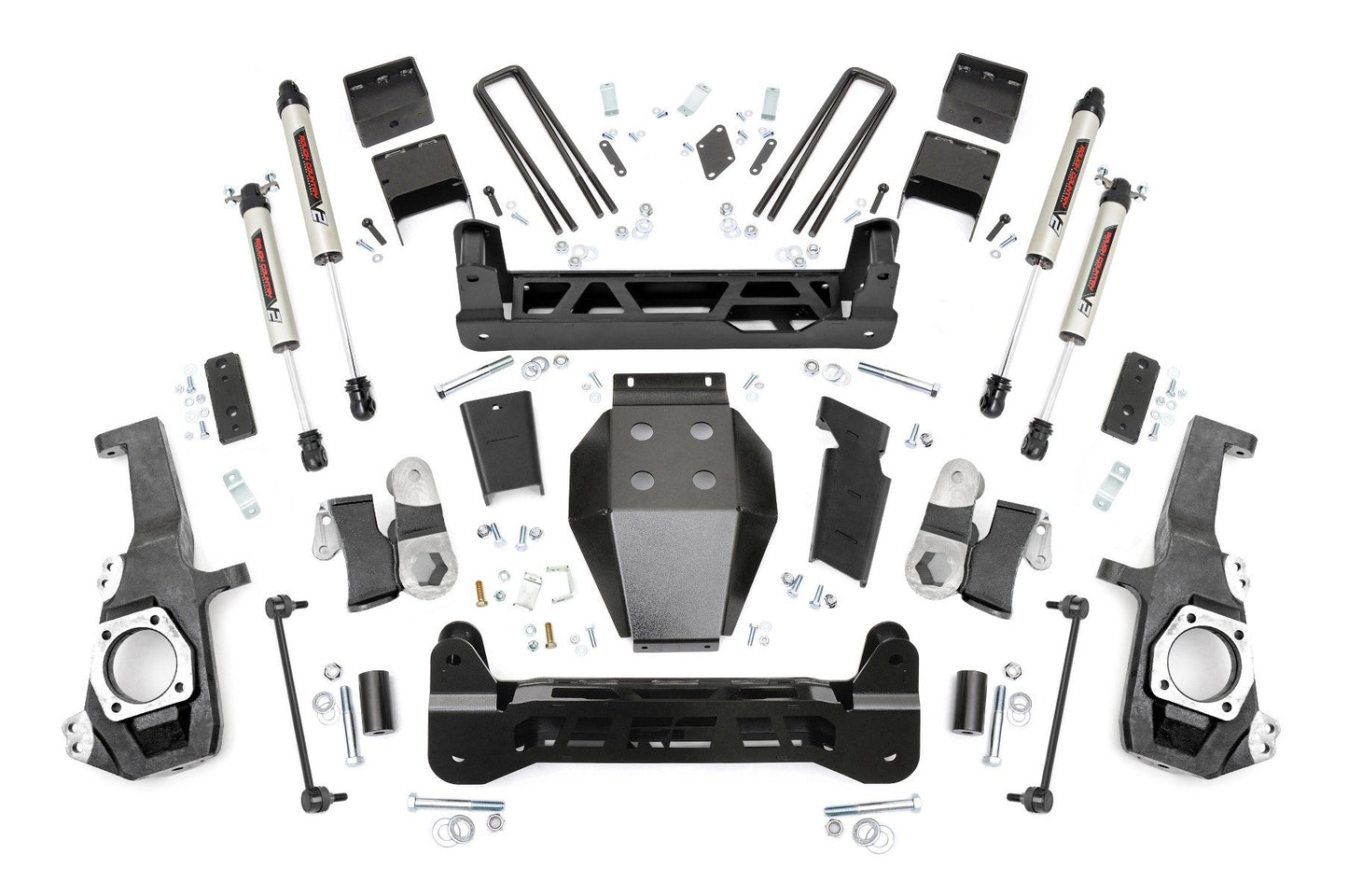 Rough Country 5 Inch Lift Kit | NTD | V2 | Chevy/GMC 2500HD 4WD (20-23)