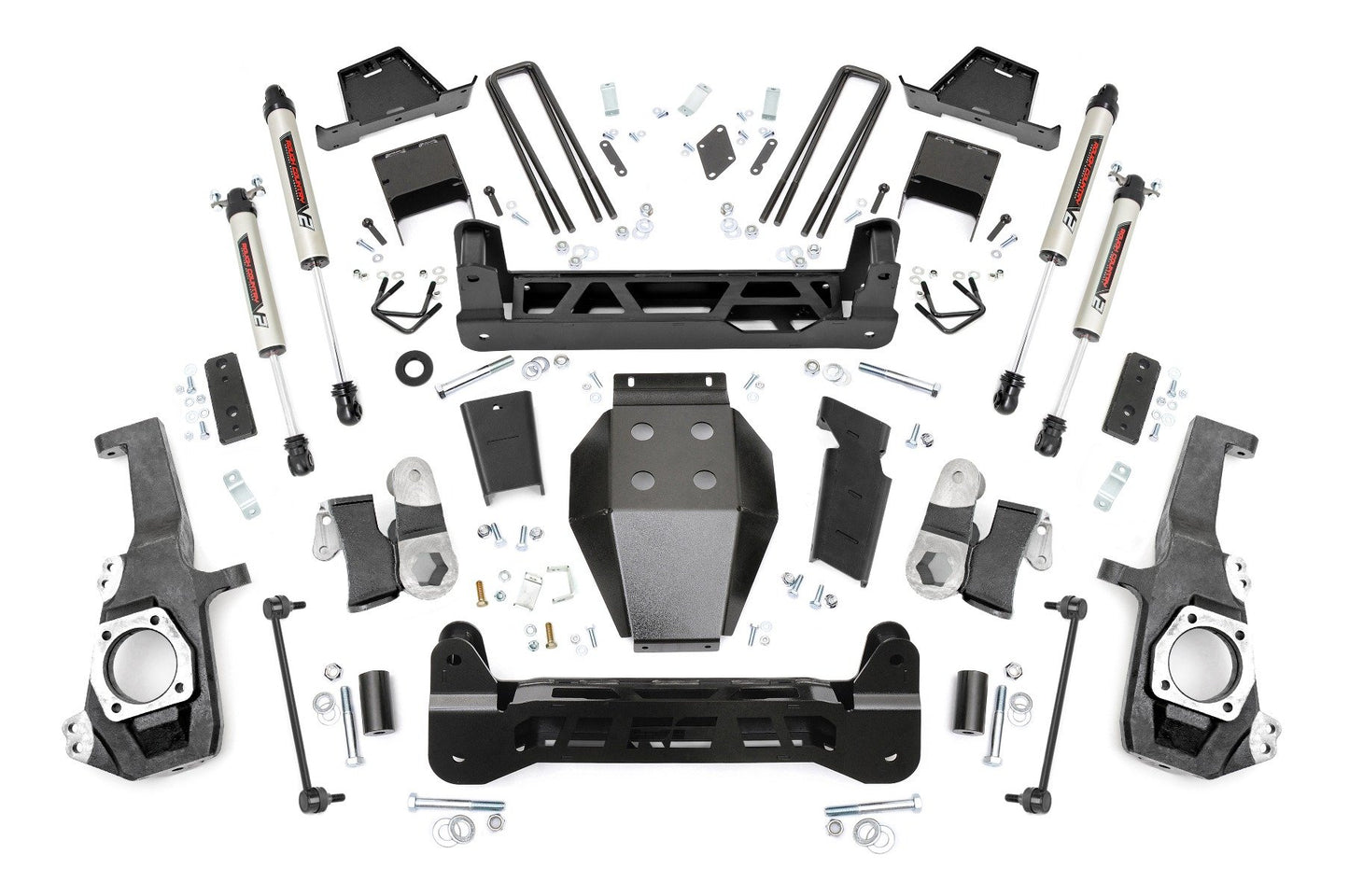 Rough Country 7 Inch Lift Kit | NTD | V2 | Chevy/GMC 2500HD 4WD (20-23)