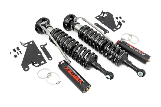Rough Country Vertex 2.5 Remote Reservoir Leveling Coilovers | 2 Inch | Toyota Tundra (22-24)