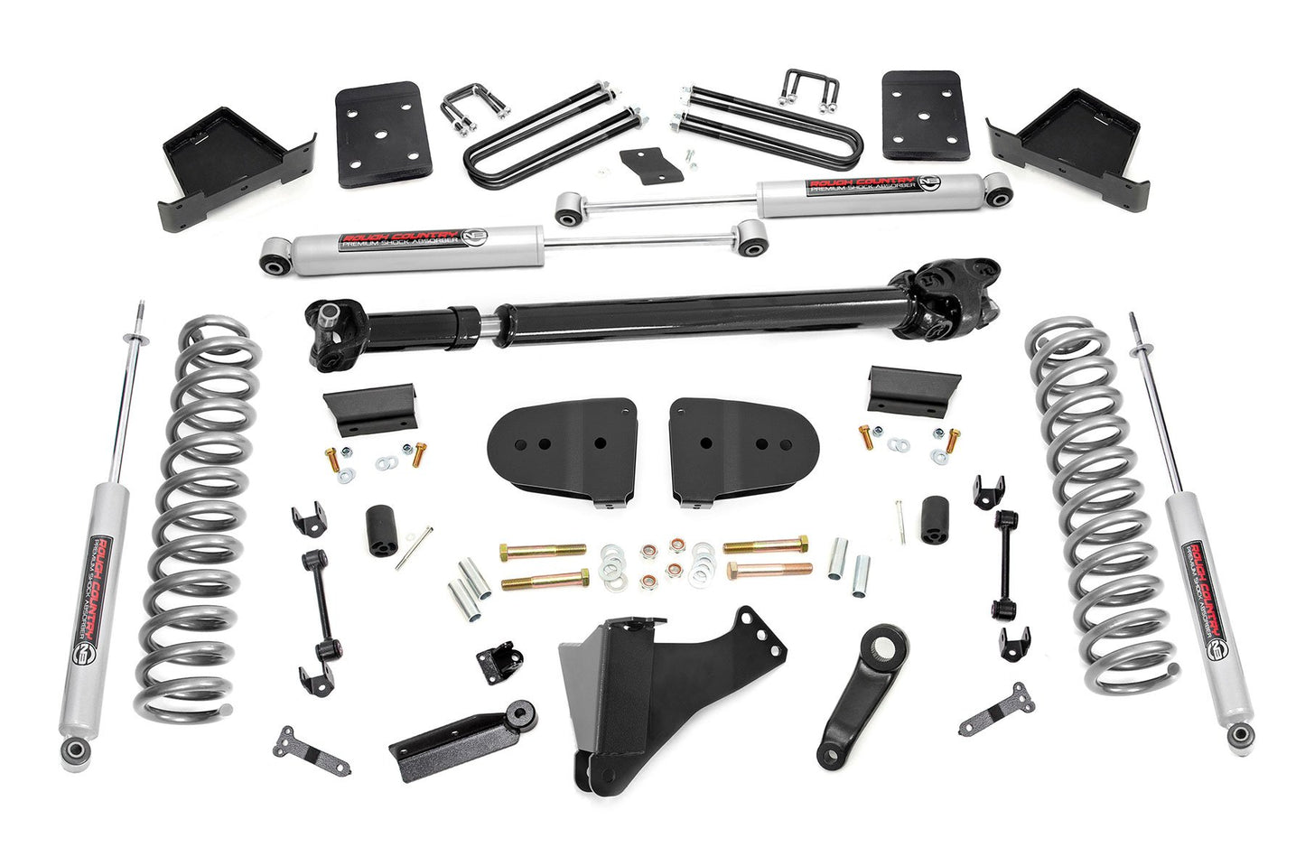 Rough Country 6 Inch Lift Kit | Diesel | No OVLD | Ford F-250/F-350 Super Duty 4WD (2023)