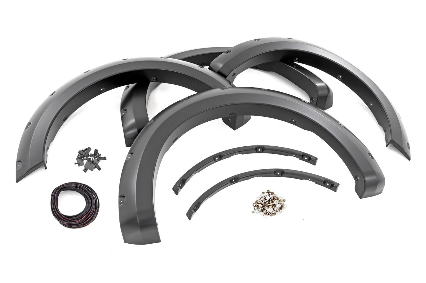 Rough Country Pocket Fender Flares | UM Agate Black | Ford F-150 2WD/4WD (2021-2023)