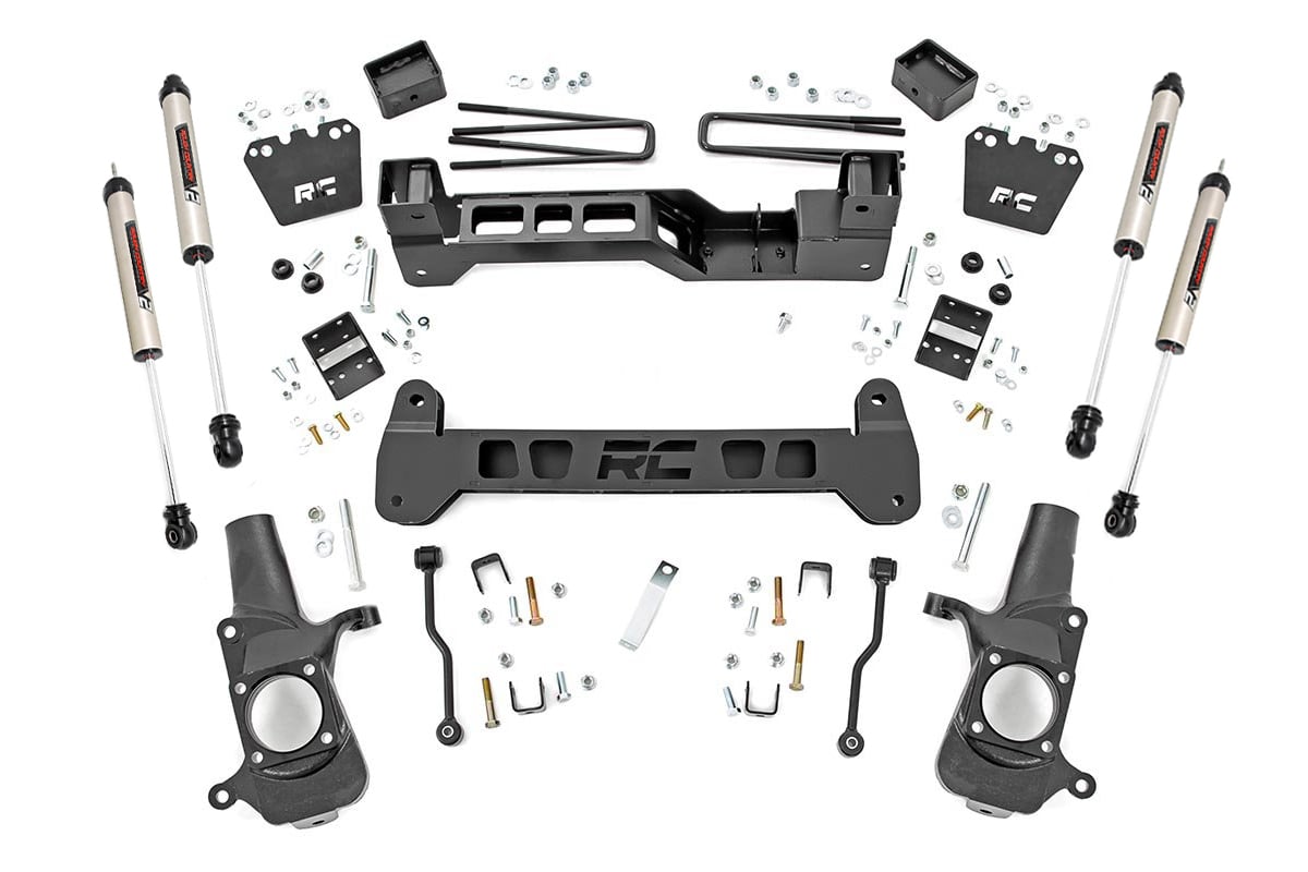 Rough Country 6 Inch Lift Kit | V2 | Chevy Silverado & GMC Sierra 2500HD 2WD (2001-2010)