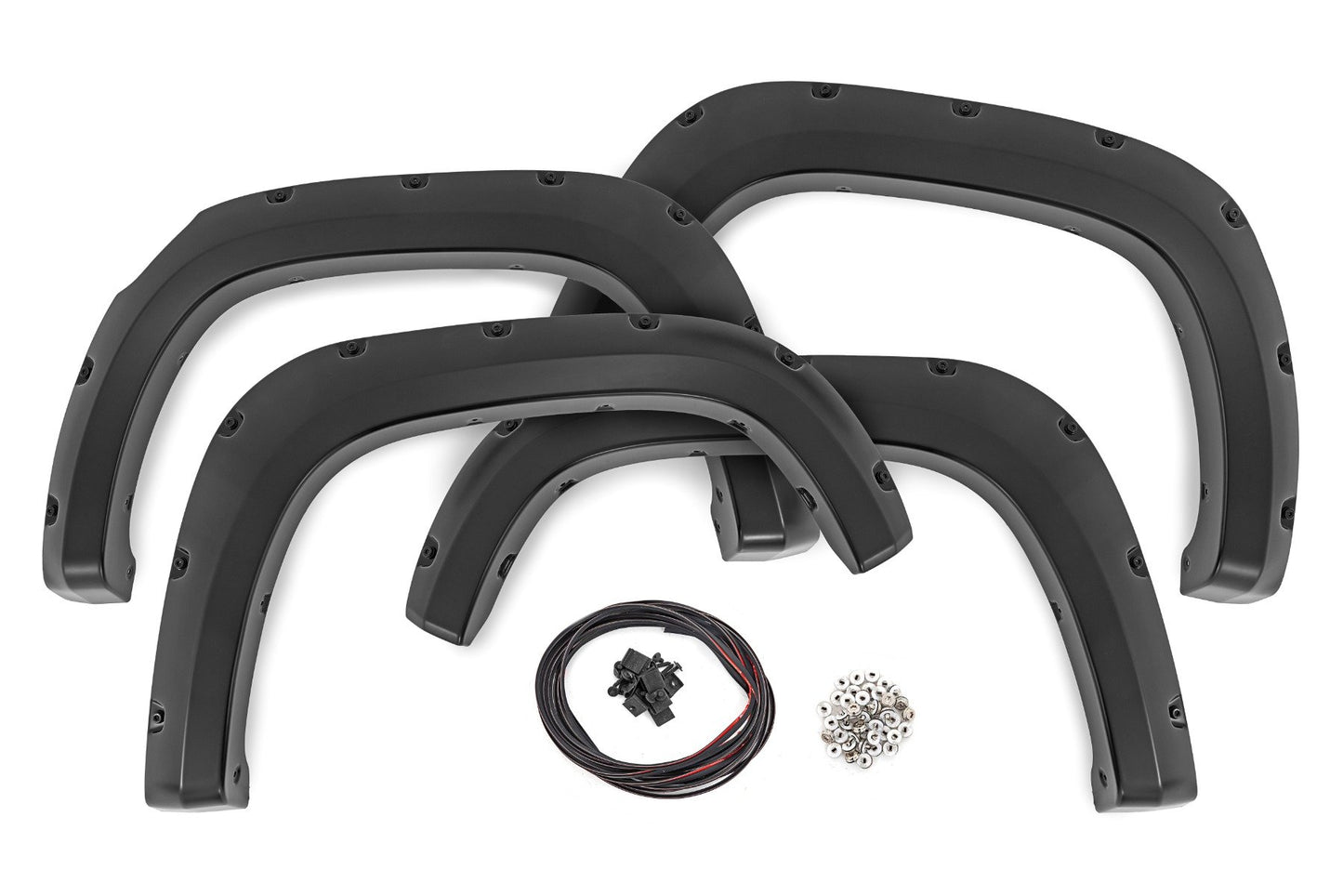 Rough Country Pocket Fender Flares | GAZ Summit White | Chevy Colorado 2WD/4WD (2023-2024)