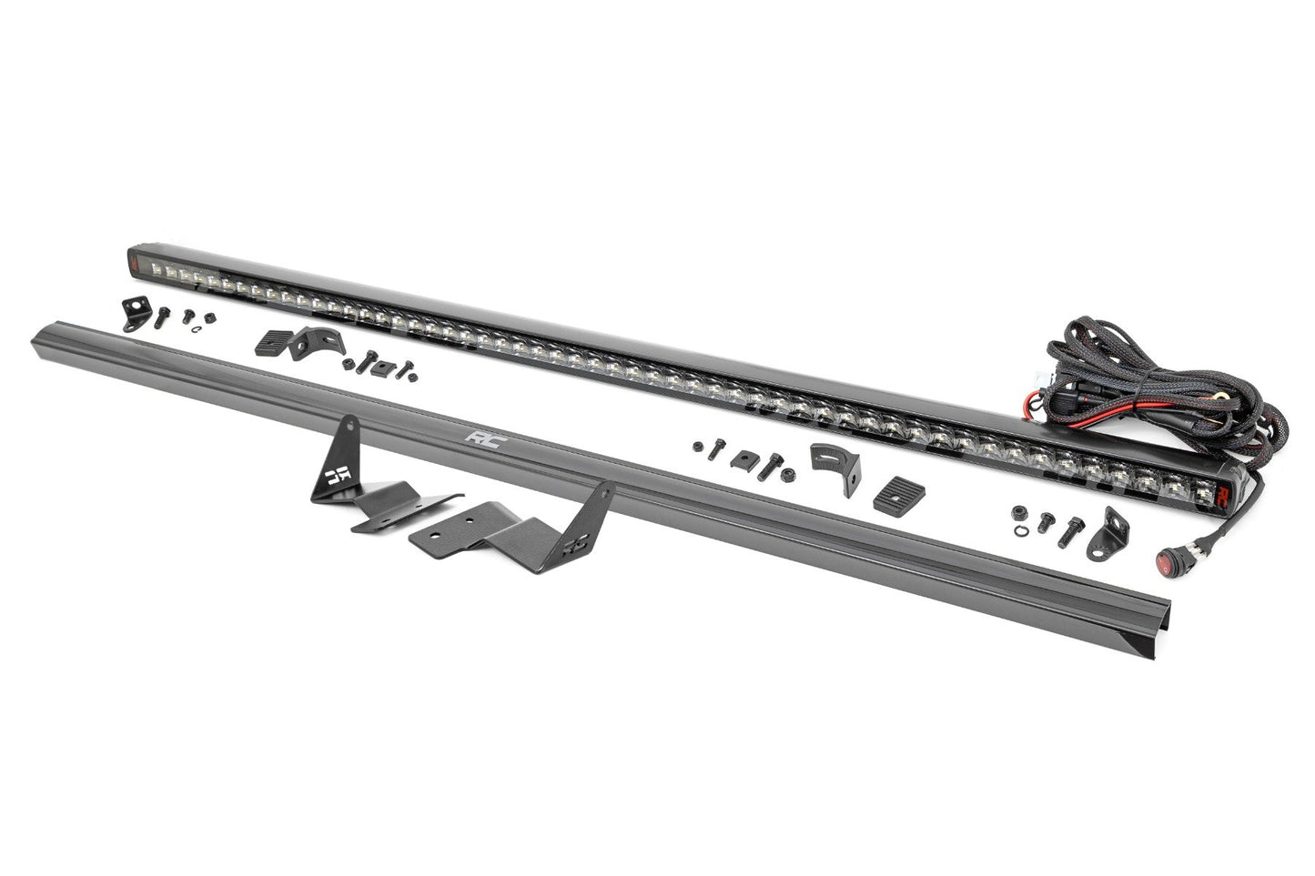 Rough Country LED Light Kit | Upper Windshield | 50" Spectrum Single Row | Ford Bronco (21-24)