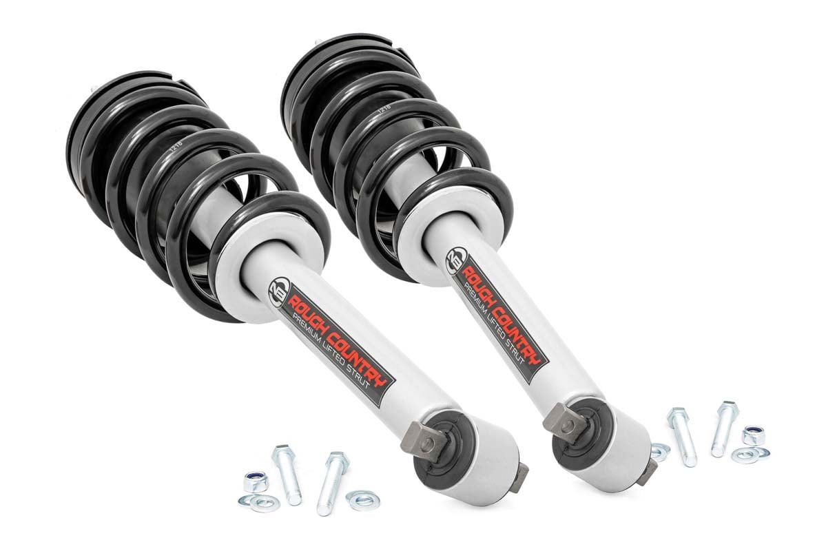 Rough Country Loaded Strut Pair | 6 Inch | Chevy Silverado 1500 2WD/4WD (2019-2024)