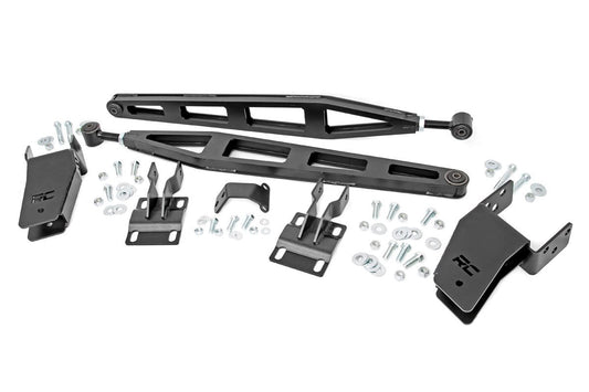 Rough Country Traction Bar Kit | Inverted U-bolts | 0-6 Inch | Ford F-250 Super Duty (08-16)