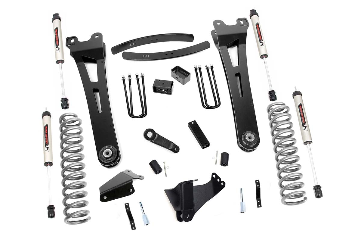 Rough Country 6 Inch Lift Kit | Diesel | Radius Arm | V2 | Ford F-250/F-350 Super Duty (05-07)