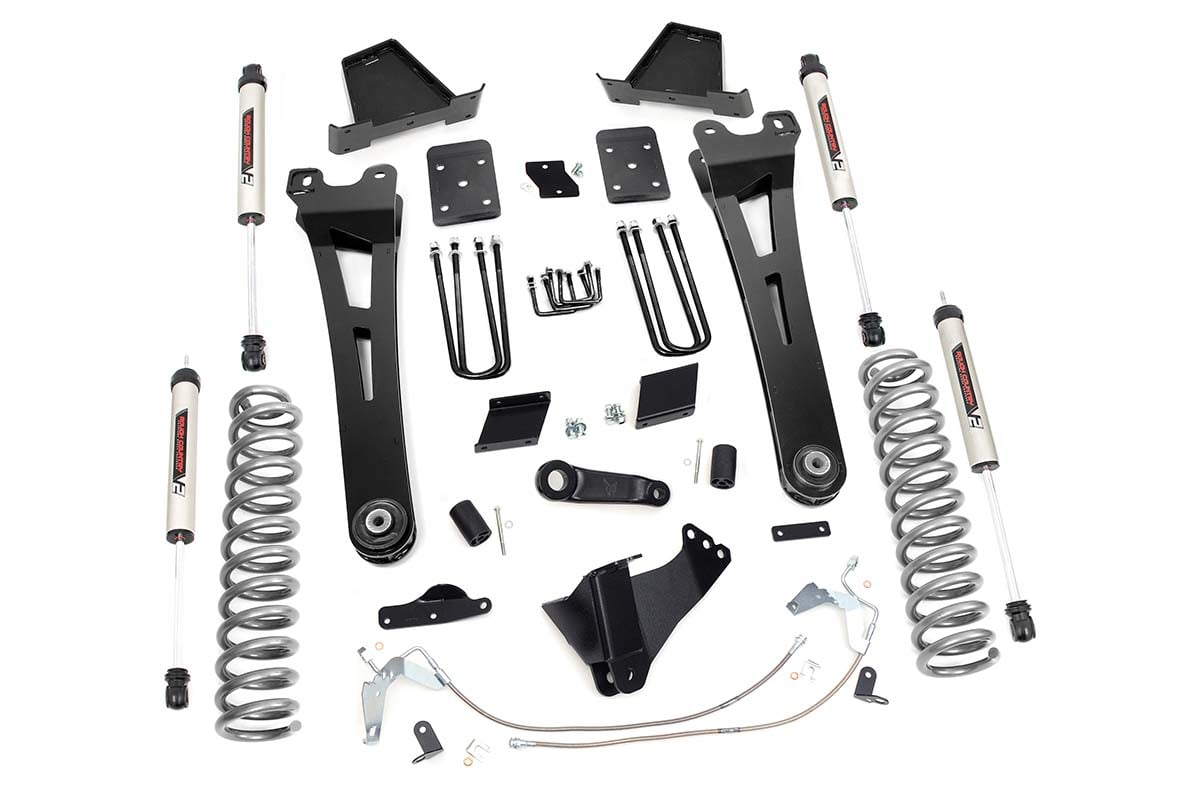 Rough Country 6 Inch Lift Kit | Diesel | Radius Arm | OVLD | V2 | Ford F-250 Super Duty (15-16)