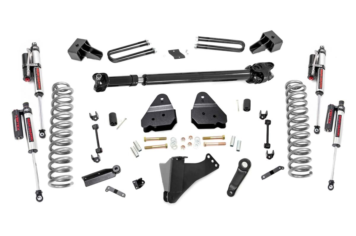 Rough Country 4.5 Inch Lift Kit | DRW | FR D/S | Vertex | Ford F-350 Super Duty 4WD (17-22)